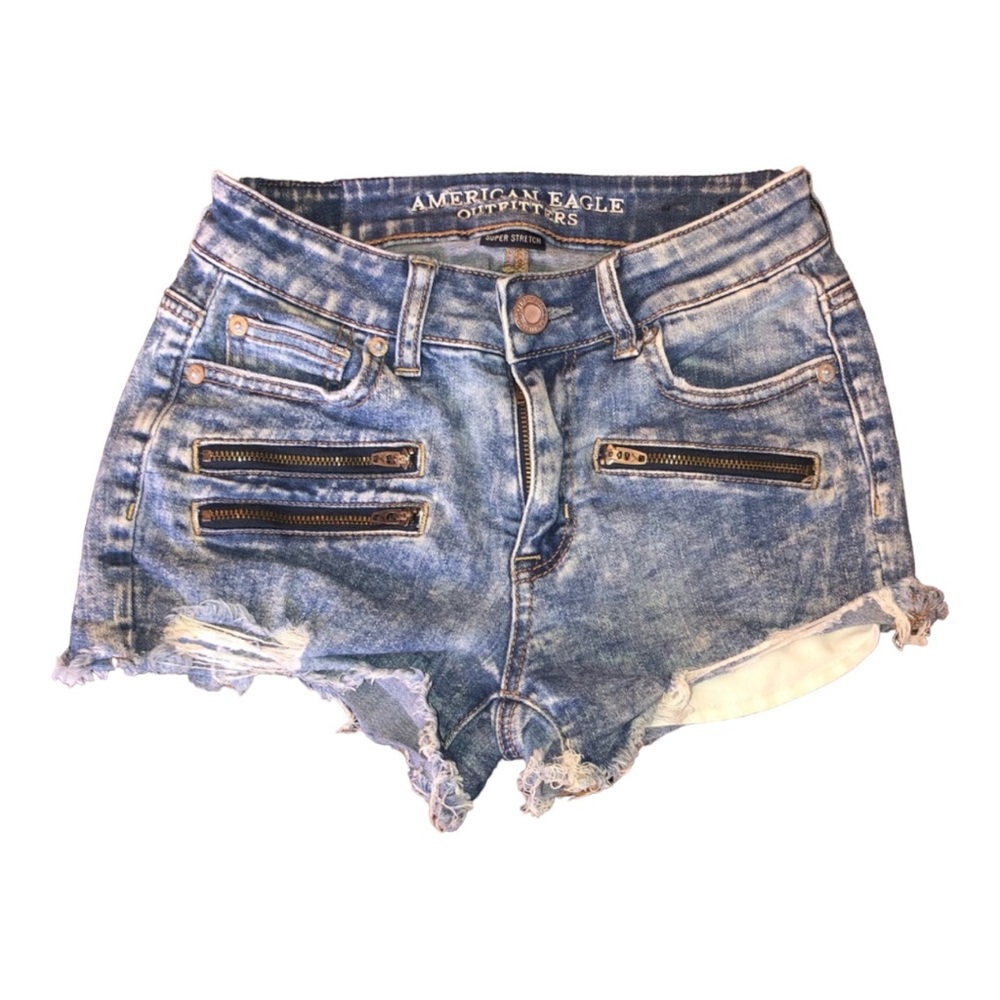 American Eagle Outfitters High Rise Shortie Super Stretch Size 0